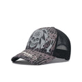 13 Skull 5 Panel Trucker Cap - Black