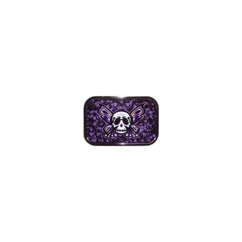 Butterfly Skull Purple - Purple