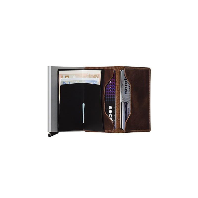 Slim Wallet Vintage - Brown