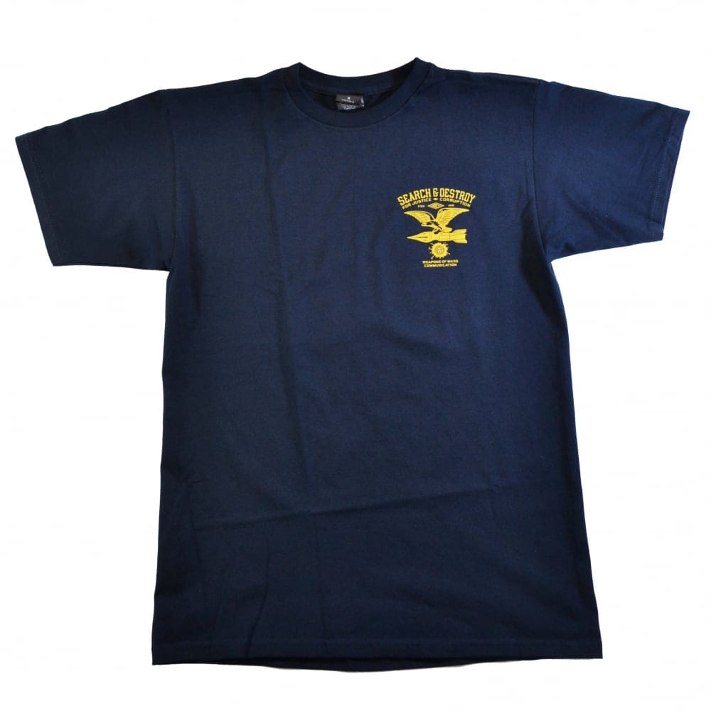 Search And Destroy Eagle Basic T-Shirt - Navy - Navy