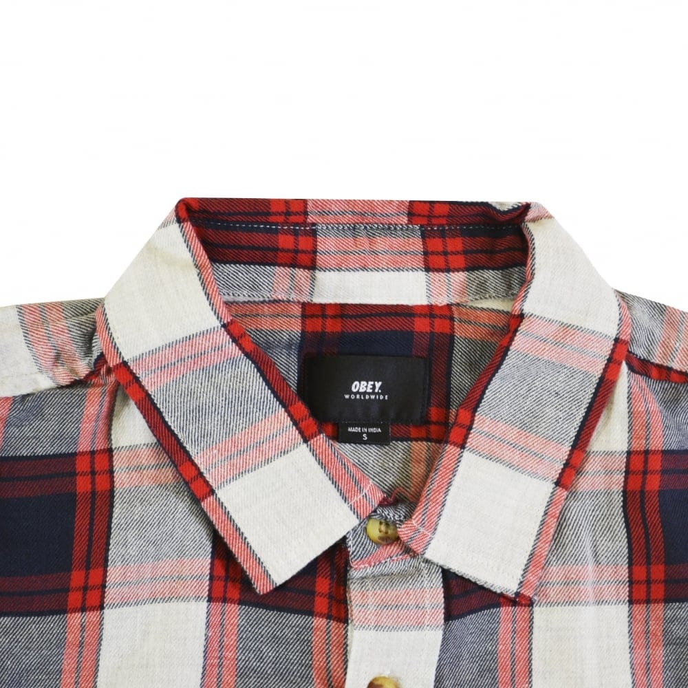 Ridley Long Sleeve Shirt - Navy - Navy