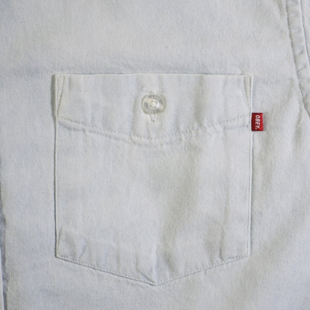 Keble Long Sleeve Shirt - White