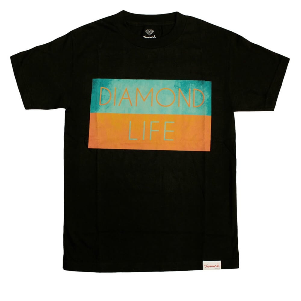 Life Flag T-shirt - Black - Black