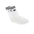 Solid Crew Socks - Pack of Three - White/Black