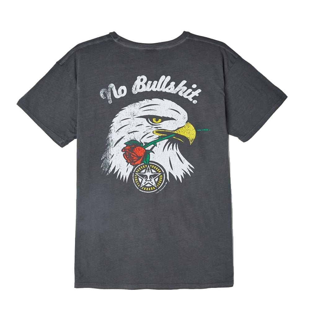 No Bullshit Tee - Dusty Black - Dusty Black