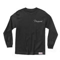 Champagne Long Sleeve T-Shirt - Black