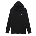 Metier Long Sleeve Hooded T-Shirt - Black