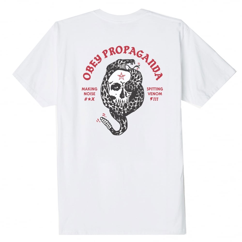 Spitting Venom Rttlr T-Shirt - White - White