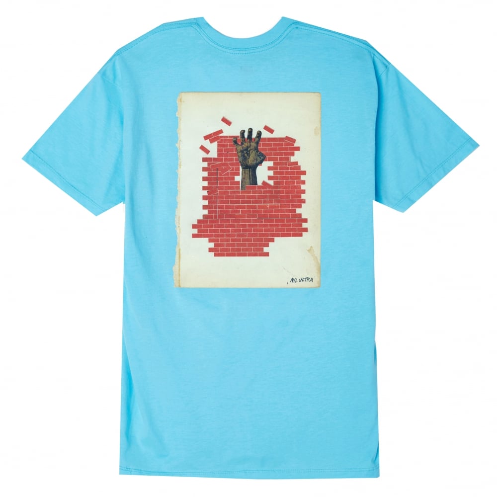 In Ruins T-Shirt - Pacific Blue - Pacific Blue