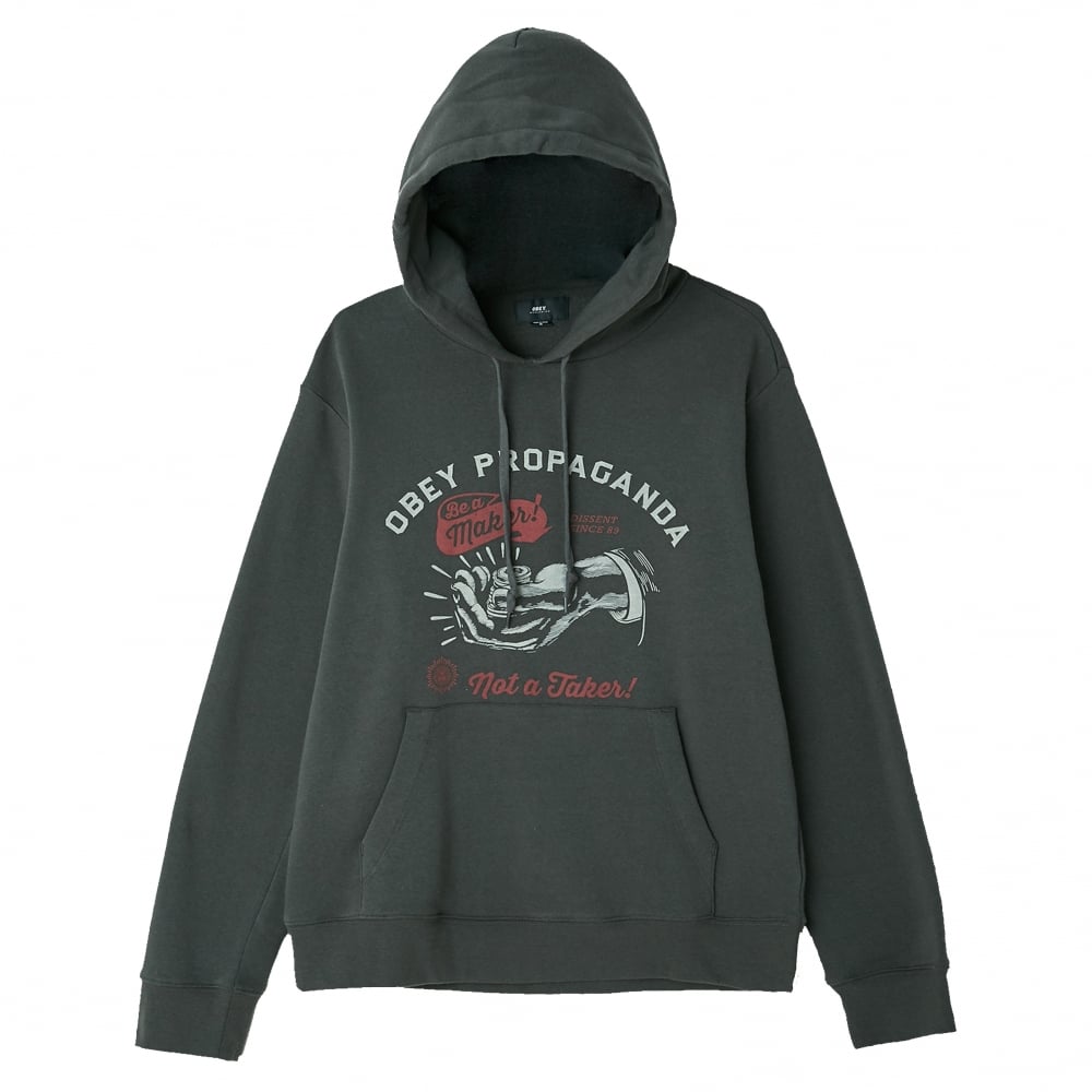 Be A Maker Hooded Sweatshirt - Pirate Black