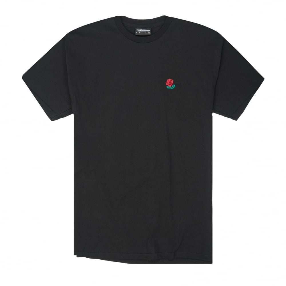 Rose English T-Shirt - Black