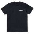 College Script T-Shirt - Dk Navy/Wht