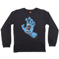 Screaming Hand Long Sleeve T-Shirt - Black