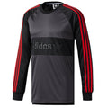 Goalie Long Sleeve T-Shirt - Black/Scarlet - Blk/Scarlet
