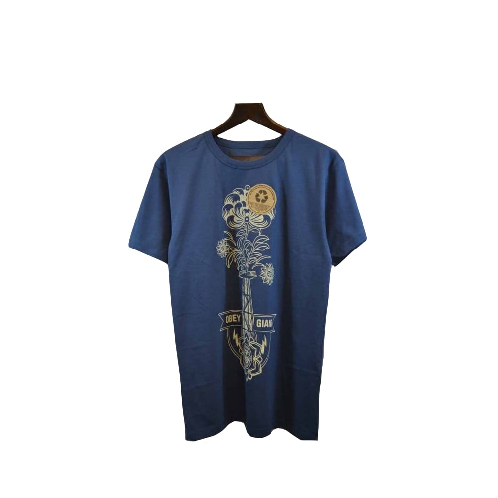 Oil Rigged T-Shirt - Dark Denim