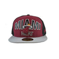 Word Ark Miami Heat Cap - Black/Burgundy - Black/Burg