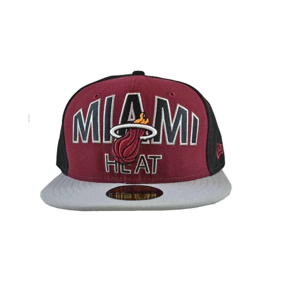 Word Ark Miami Heat Cap - Black/Burgundy - Black/Burg
