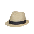 Straw Trilby - Natural