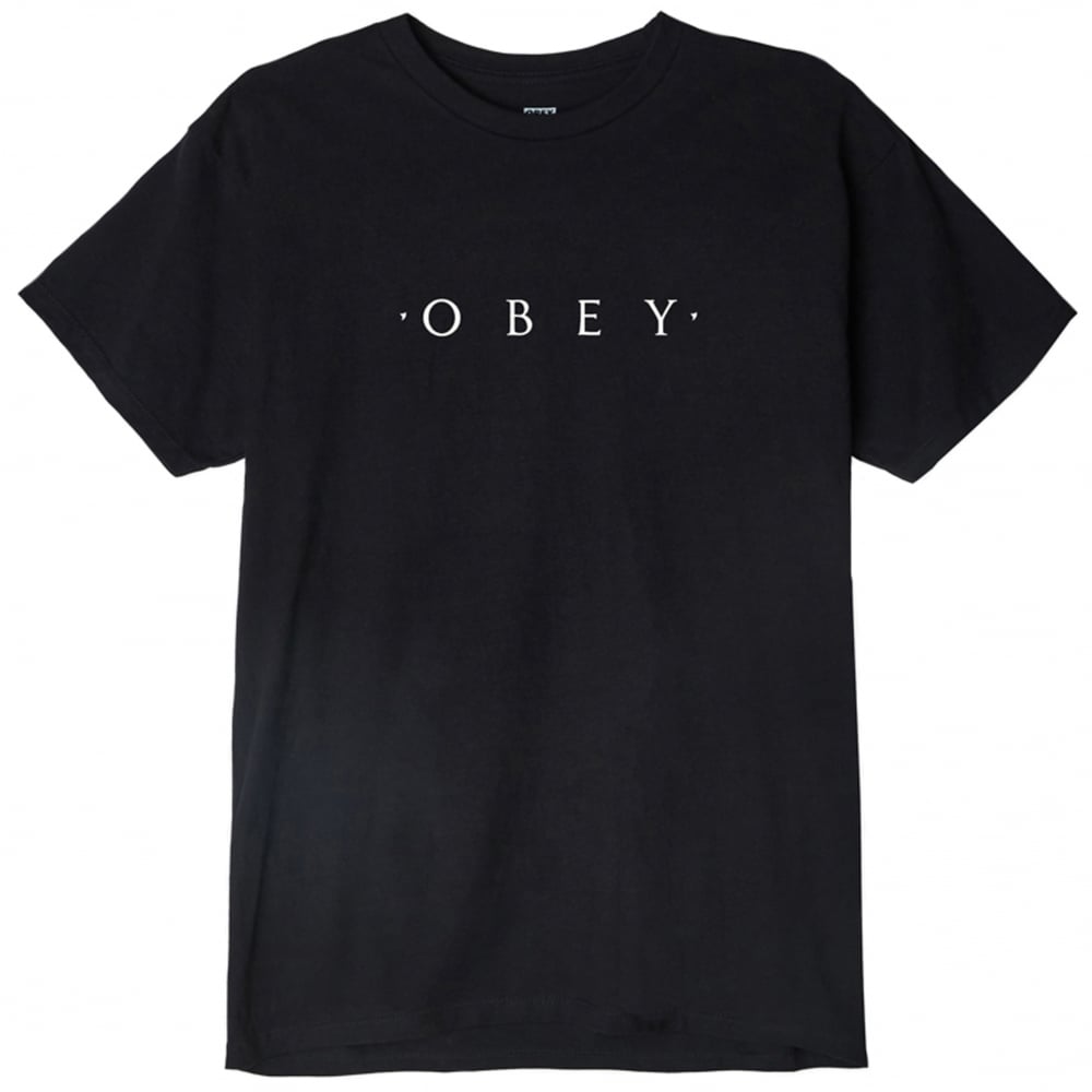 Novel Obey T-Shirt - Black
