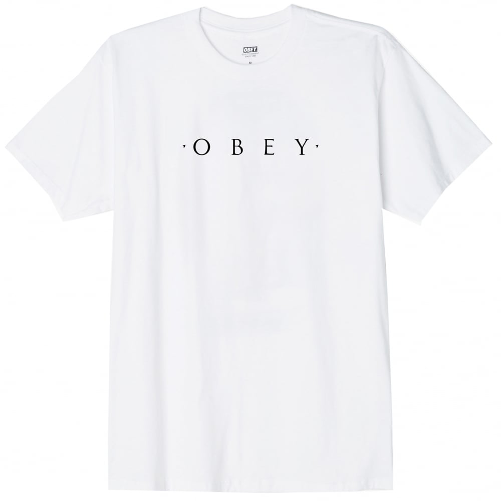Novel Obey T-Shirt - White