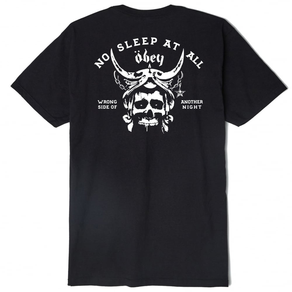 No Sleep At All T-Shirt - Black - Black
