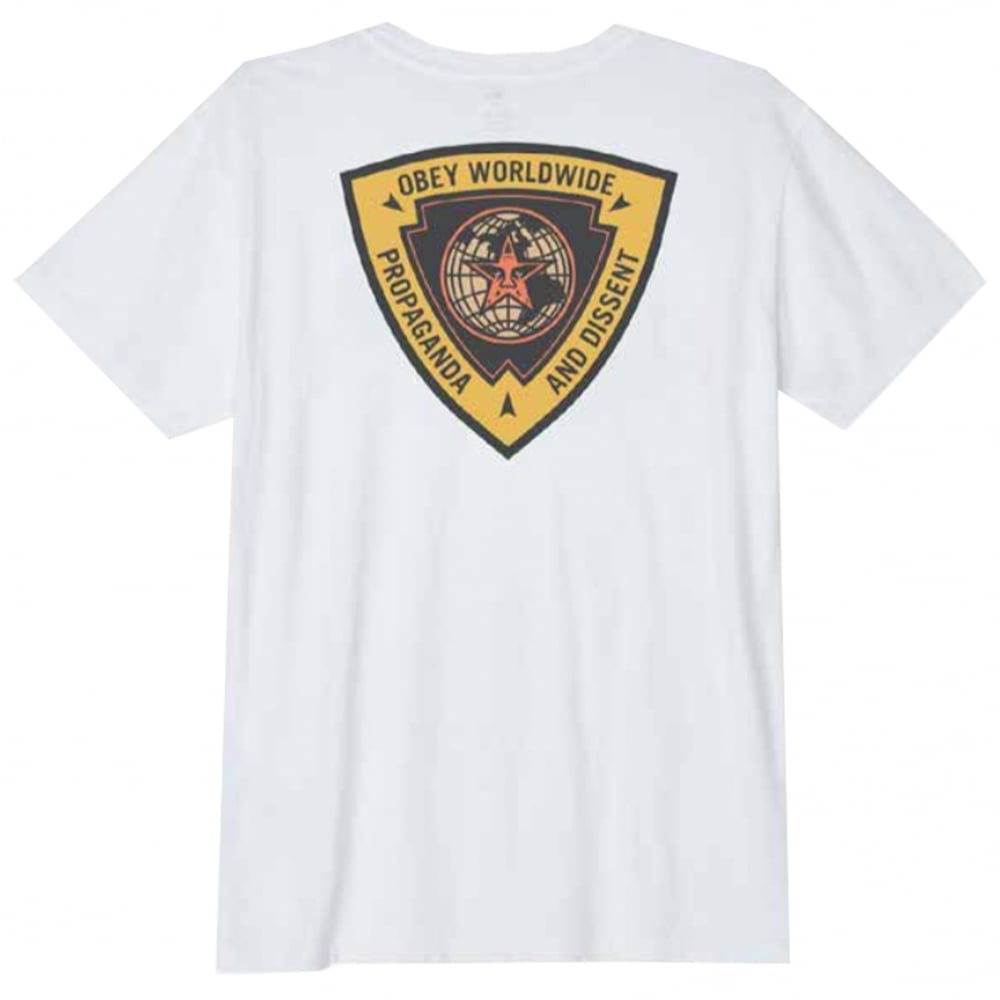 Globe Wordwide T-Shirt - White - White