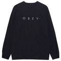 Novel Obey Long Sleeve T-Shirt - Black