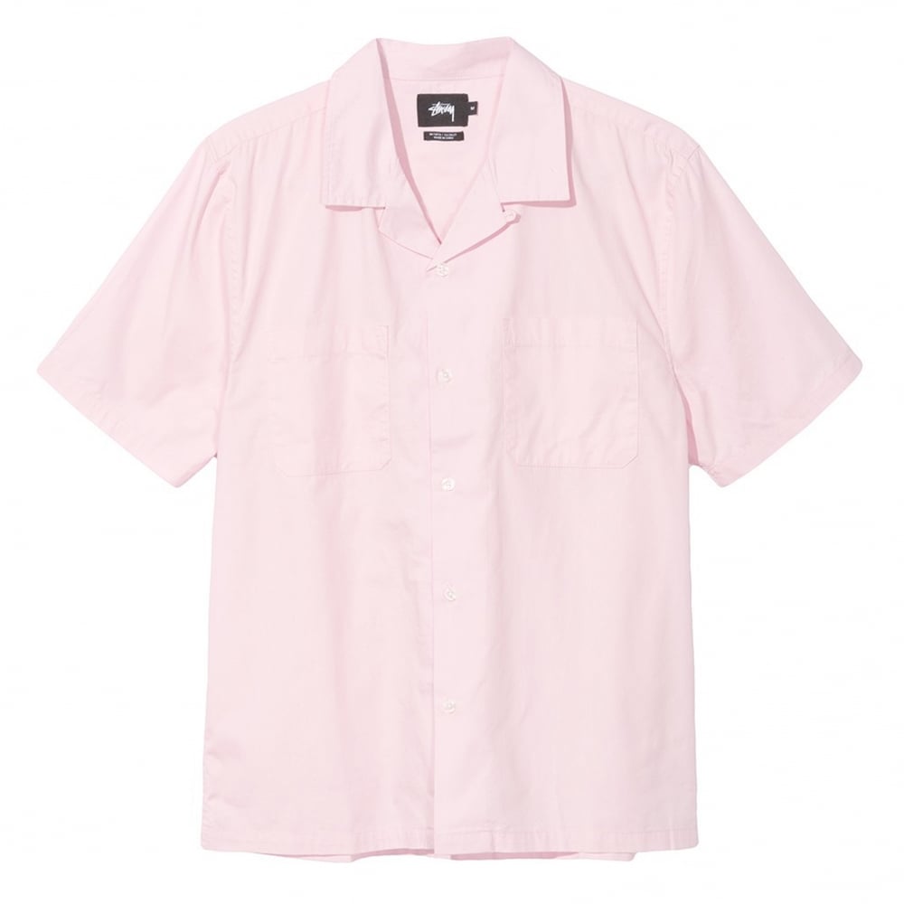 Open Collar Shirt - Pink