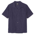 Open Collar Shirt - Navy