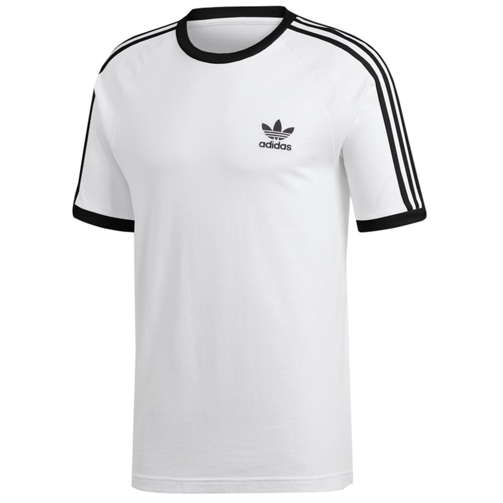 3 Stripe T-Shirt - White/Black