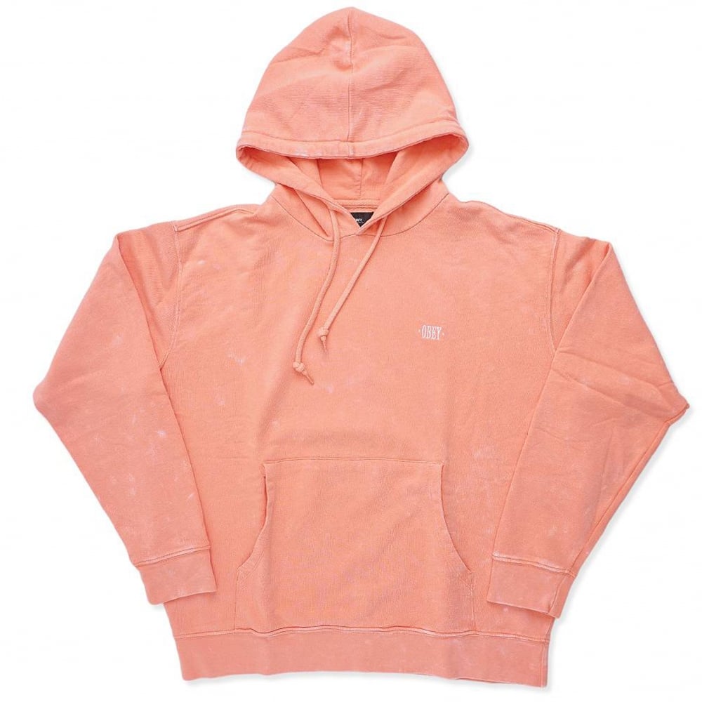 Faded Pigment Dyed Hood - Coral