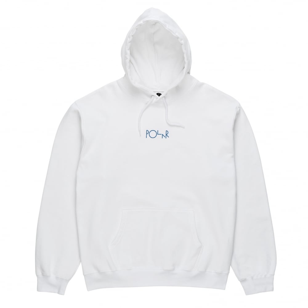 Orchid Fill Logo Hoodie - White - White