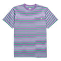 Striped Pocket T-Shirt - Violet/Mint