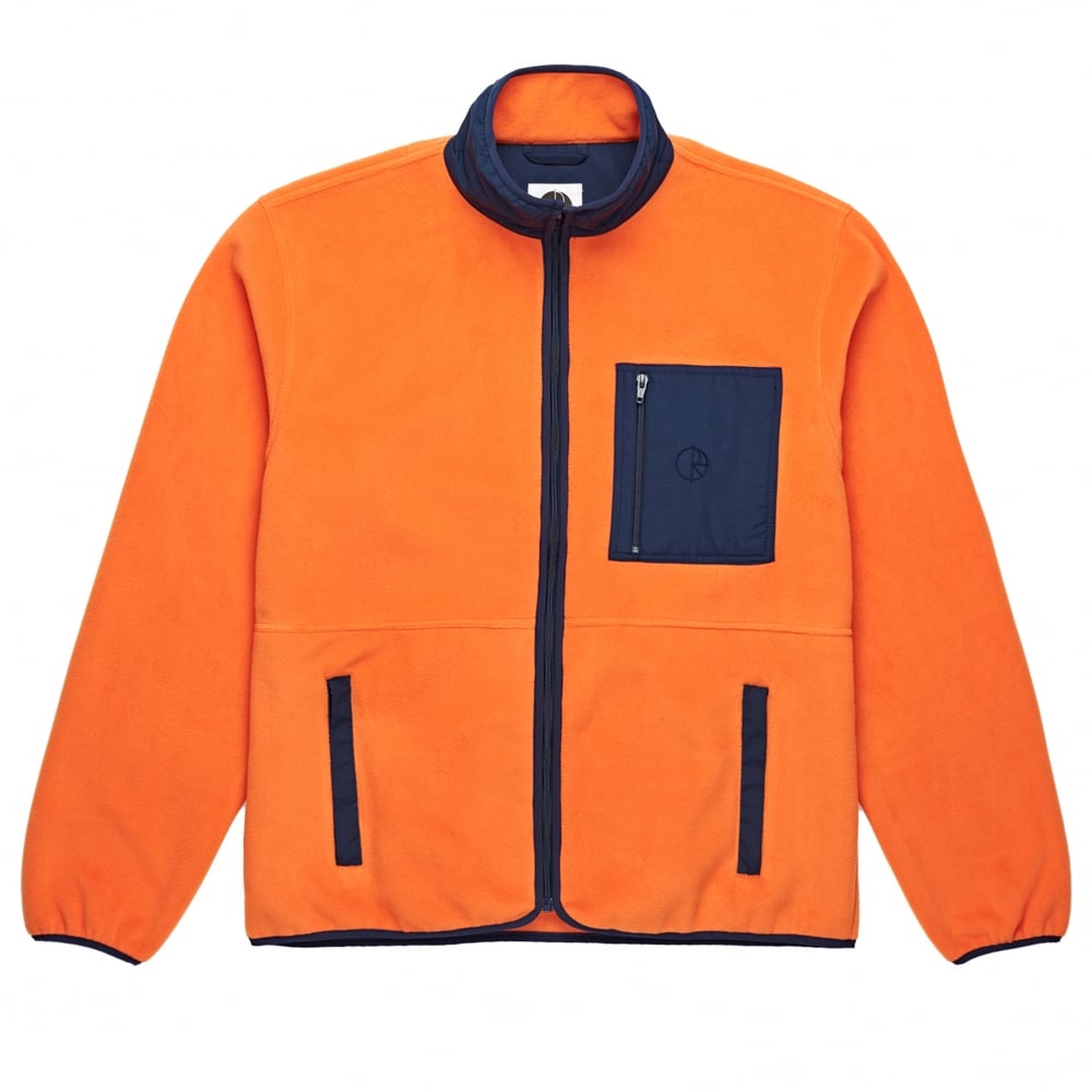 Stenstrom Fleece Jacket - Orange/Navy