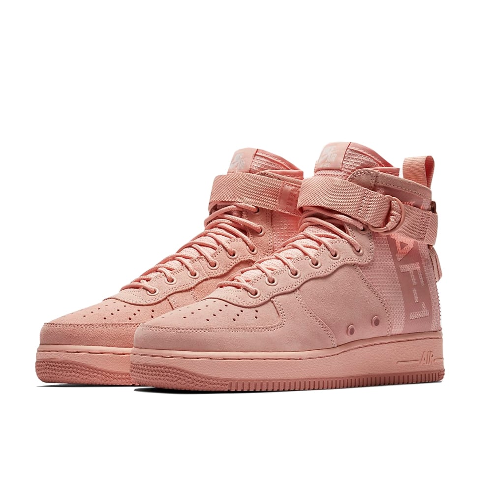 SF Air Force 1 Mid Suede - Coral