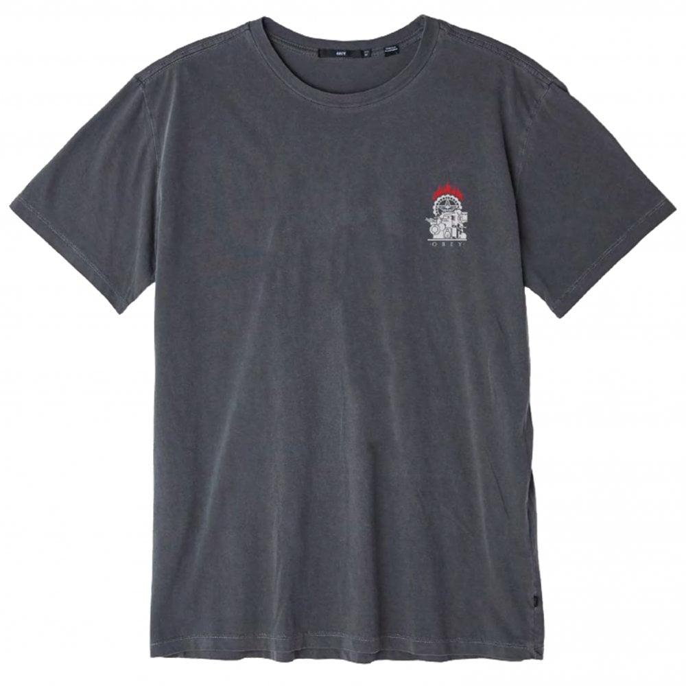 Printing T-Shirt - Dusty Black - Dusty Black