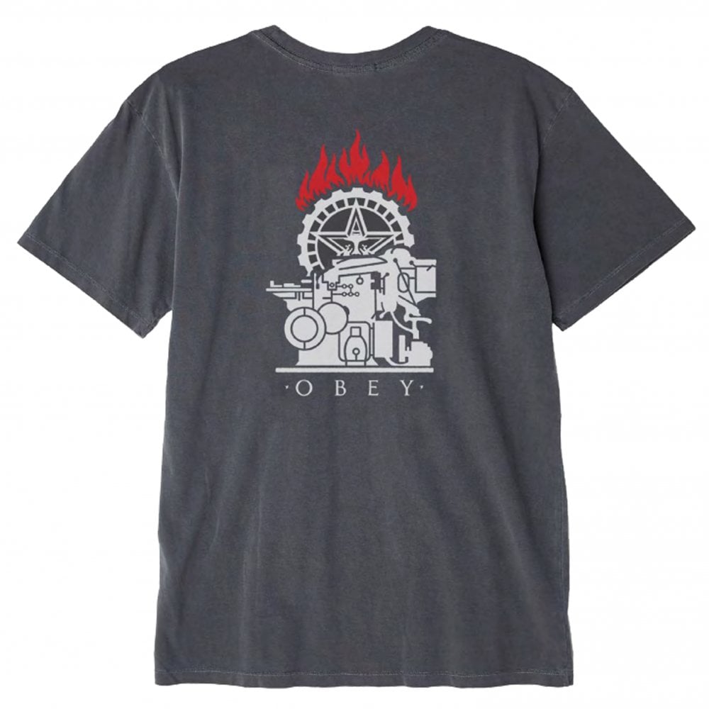 Printing T-Shirt - Dusty Black - Dusty Black