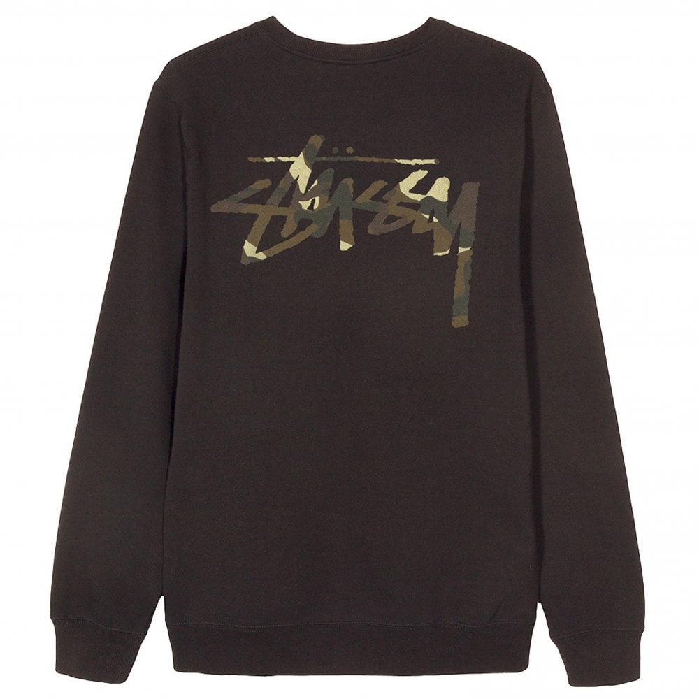 Camo Stock Crew - Black