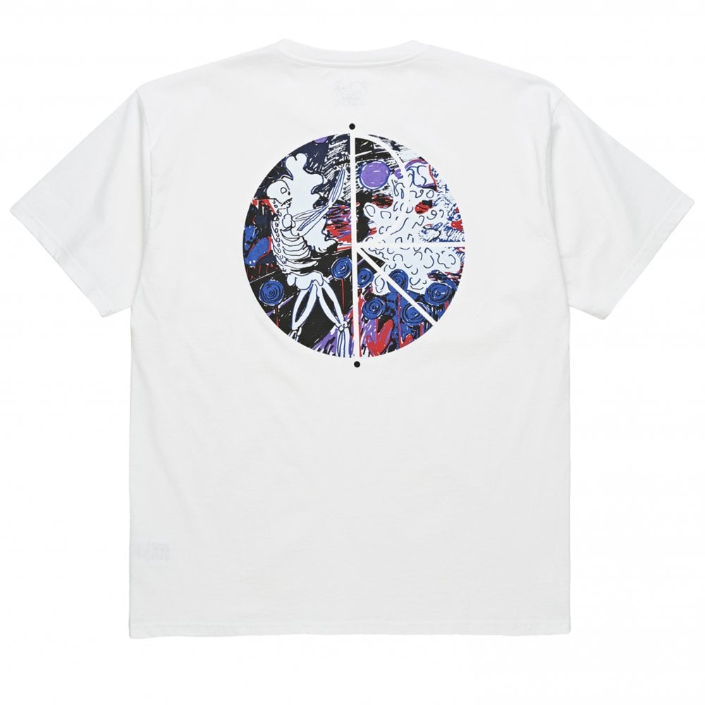 Skeleton Logo T-Shirt - White - White