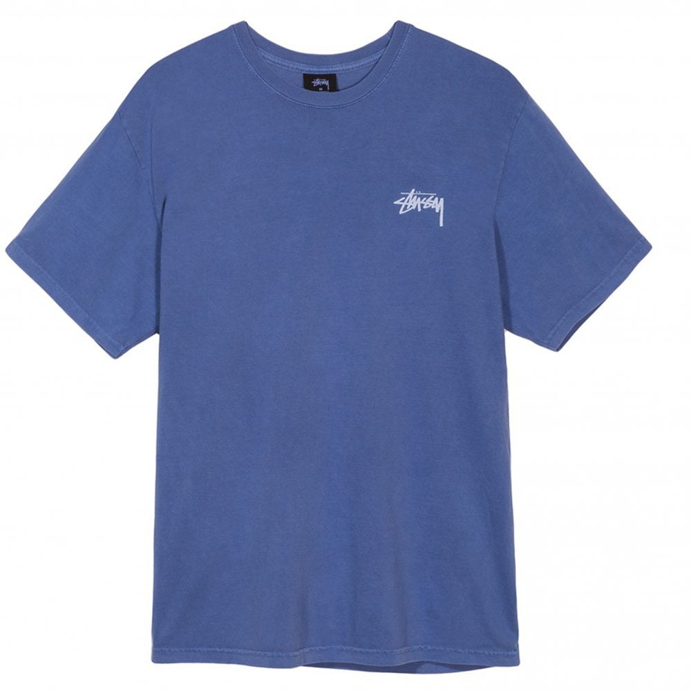Tribeman Pigment Dyed T-Shirt - Blue - Blue