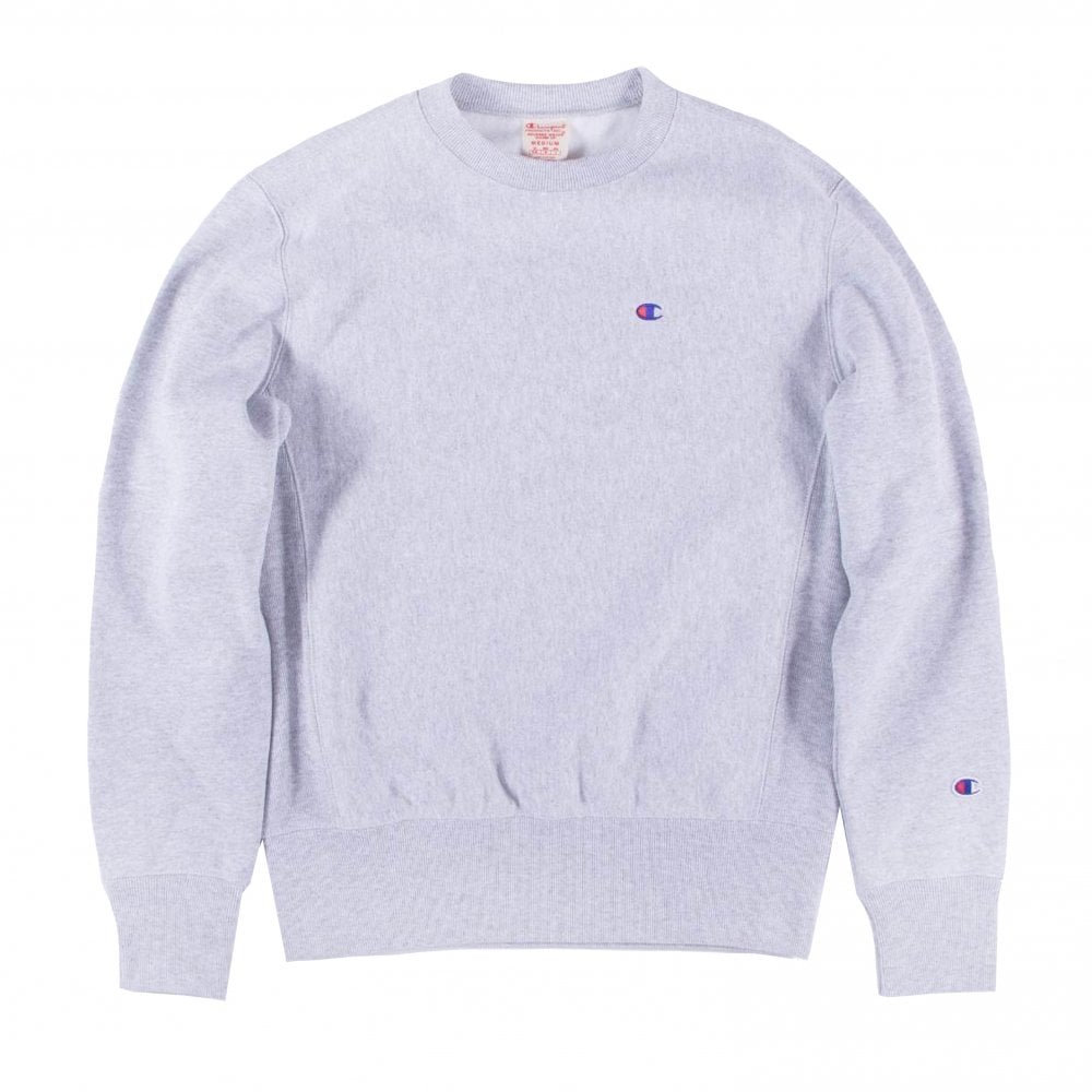 Fleece Lined Crewneck Sweatshirt - Grey