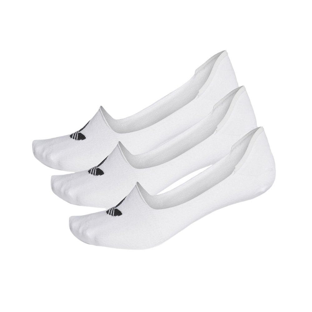 No Show Sock 3 Pack - White/Black