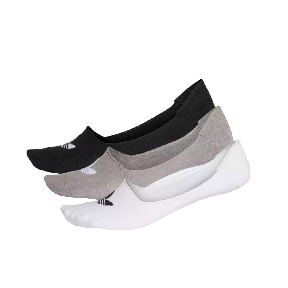 No Show Sock 3 Pack - Black/White