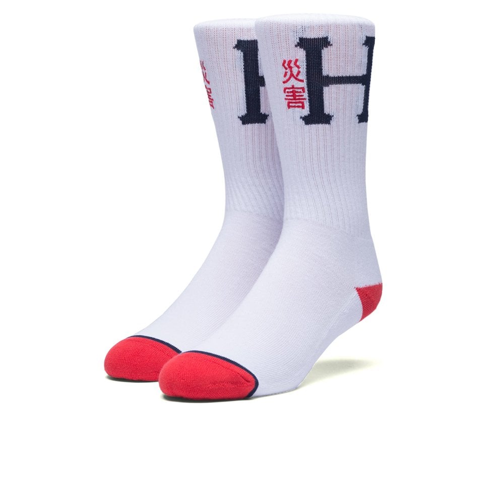 Disaster Sock - White