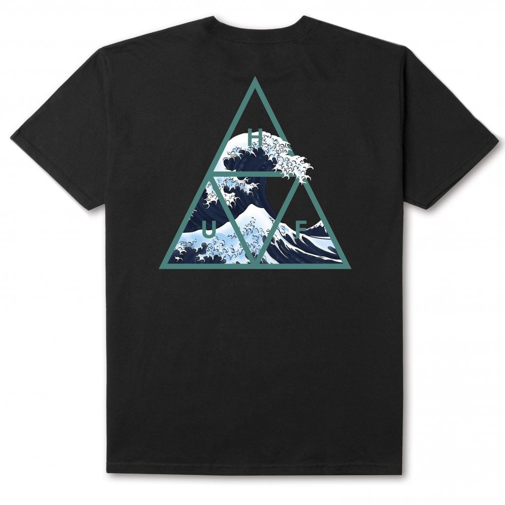 High Tide Triangle T-Shirt - Black - Black