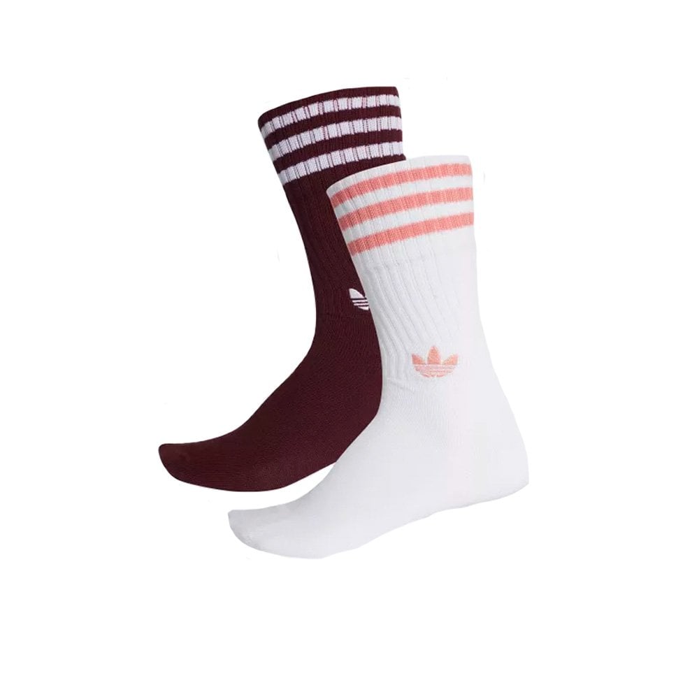 Solid Crew Sock - Maroon