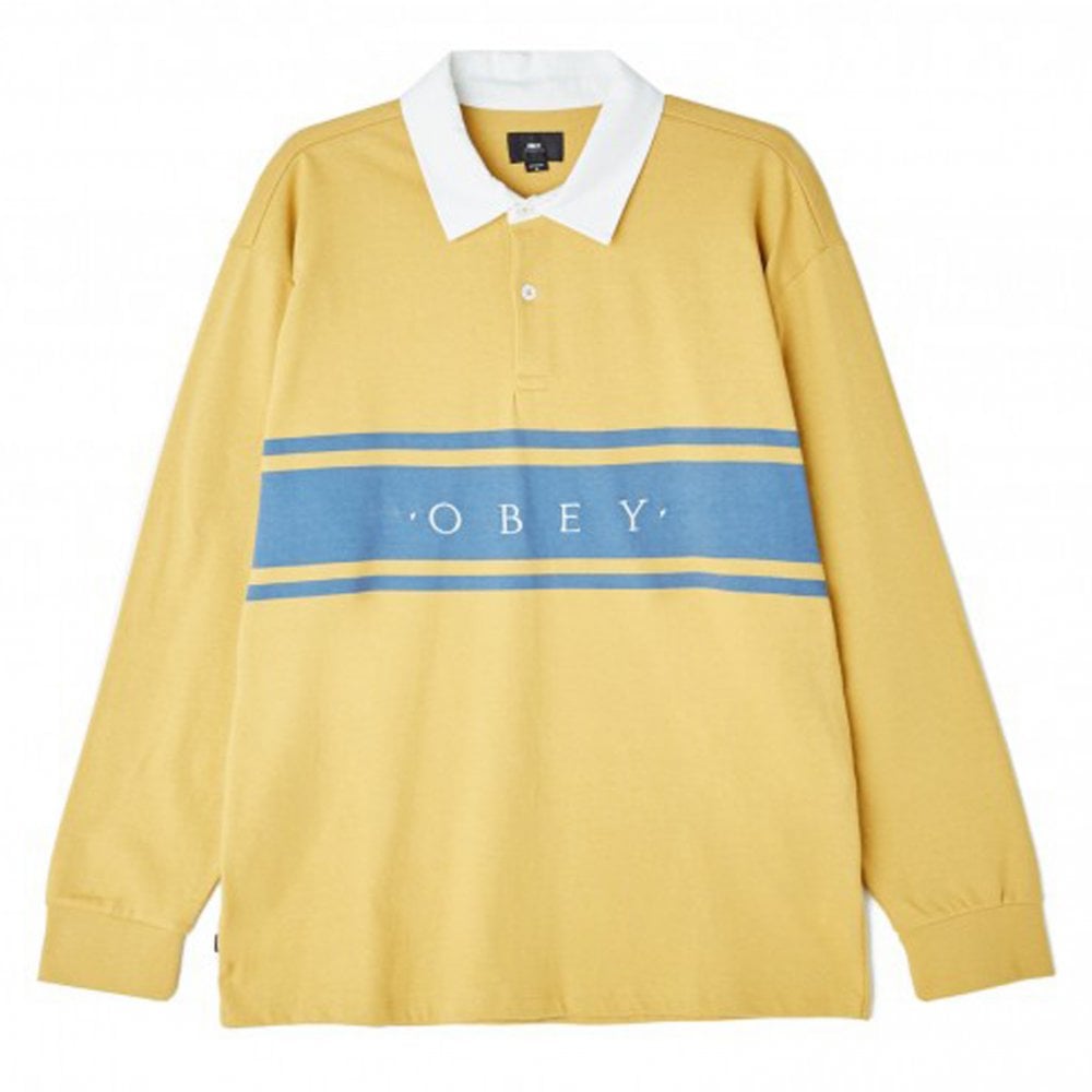 Hero Long Sleeve Polo Shirt - Dull Ochre