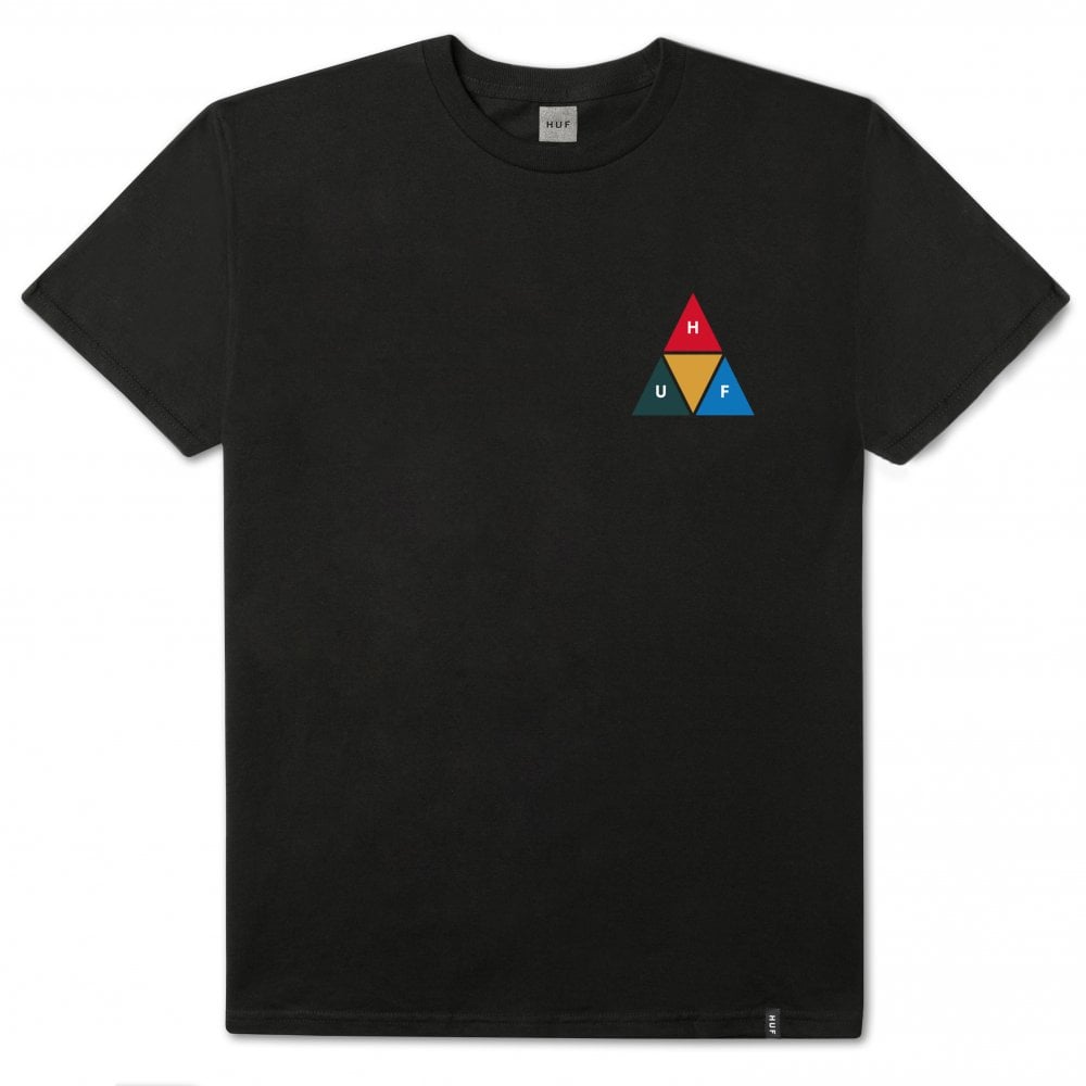 Prism Triangle T-Shirt - Black - Black