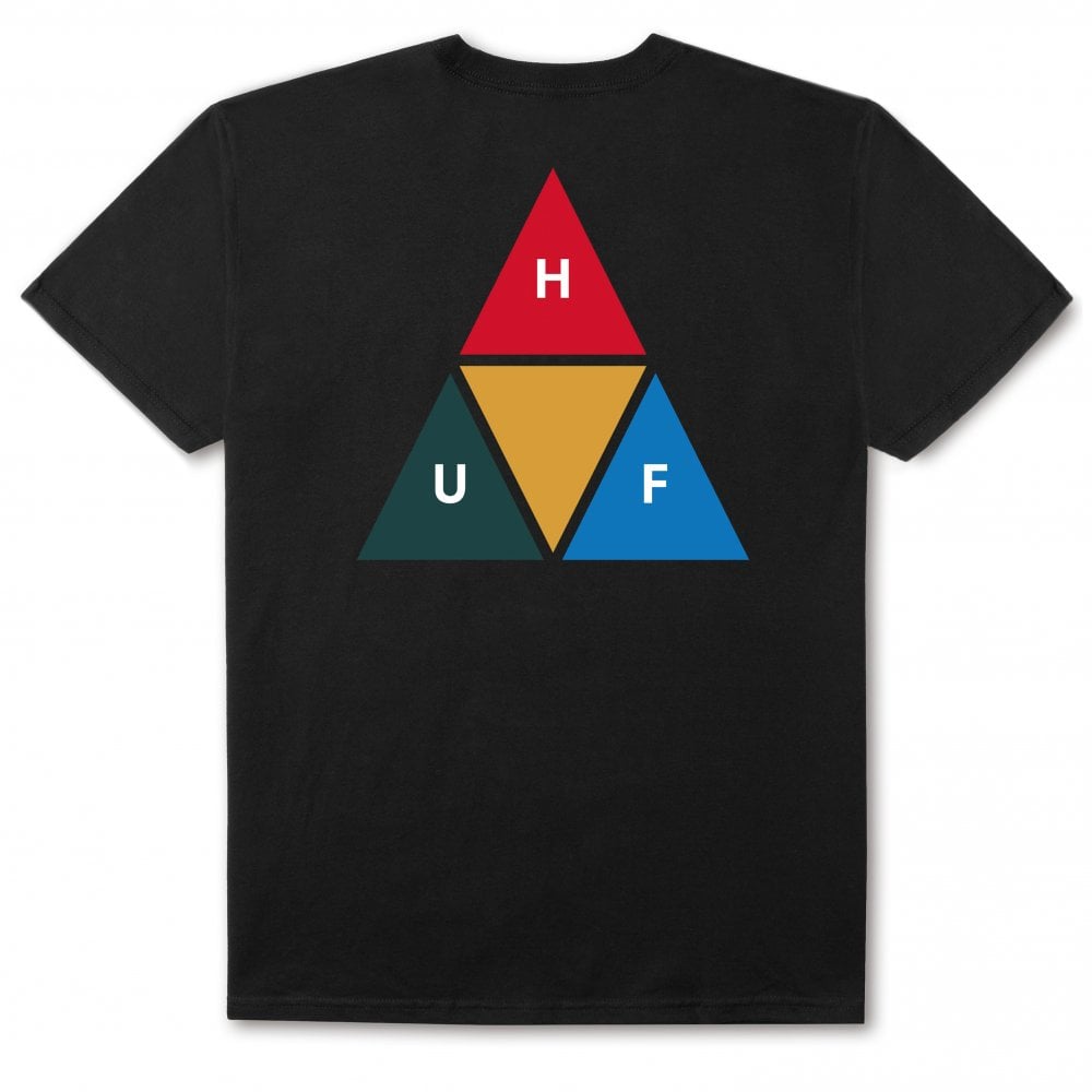 Prism Triangle T-Shirt - Black - Black