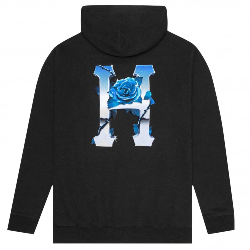 Ice Rose Hood - Black - Black
